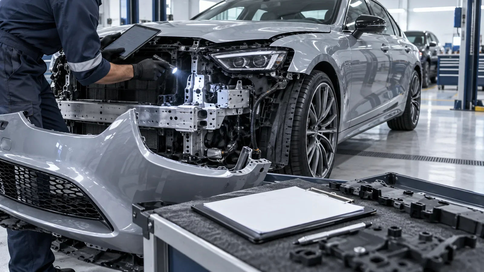 Осмотр скрытых повреждений автомобиля по КАСКО